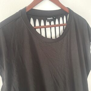 Mono B Slit Back Sleeveless Top size Medium